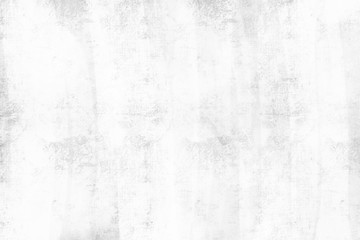 Concrete wall white color for background. Old grunge textures with scratches and cracks. White painted cement wall texture.