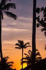 Obraz premium Sunset in Aruba