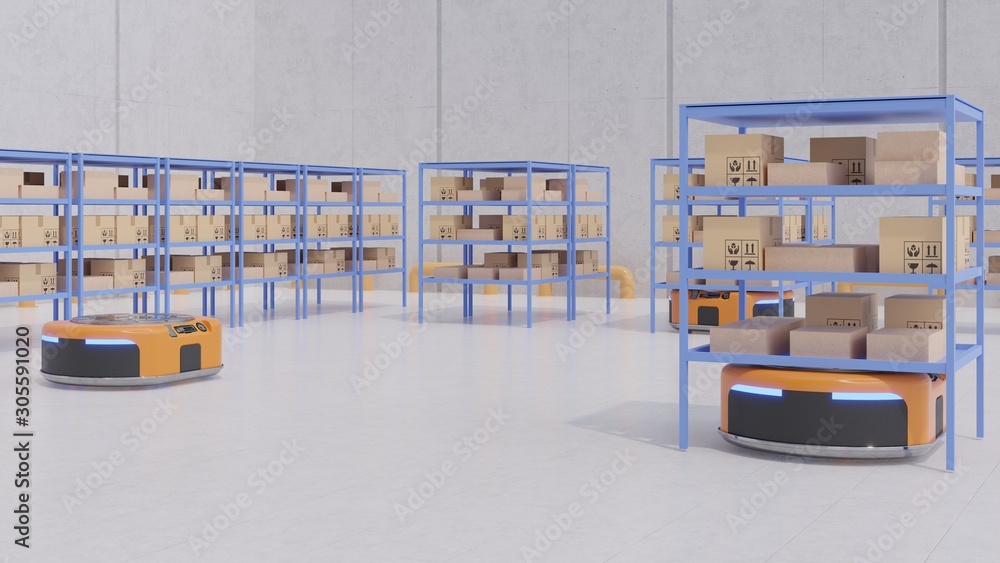Poster automated guided vehicles (agv) provide a cost efficient automated materials handling solution to tr