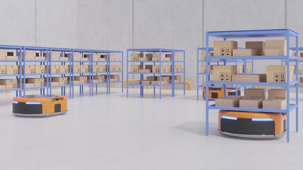 Automated Guided Vehicles (AGV) provide a cost efficient automated materials handling solution to transport pallets.