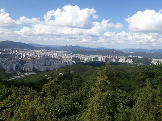 Obraz premium mountain and landscape in south korea