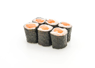 salmon maki sushi- japanese food style