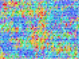 Fototapeta premium Abstract colorful graphic creative texture background for wallpaper design geometric stripes pattern fabric cloth backdrop lines square pixel mosaic decoration element