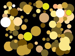 Luxury festive abstract circles.