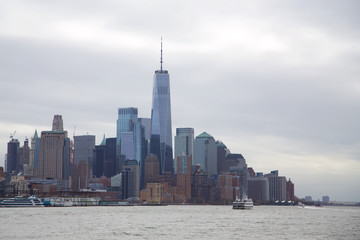 Obraz premium Downtown Manhattan im Herbst