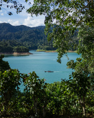 little boat in the lake