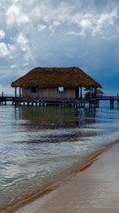 Belize house on stilts
