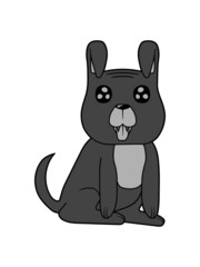 kleiner süßer hund 