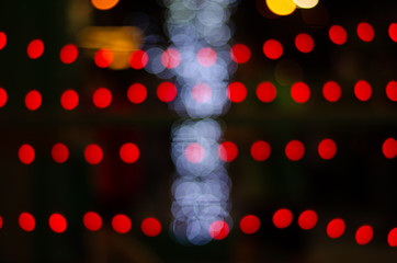 lights on a background of lights