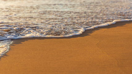 Sea Foam on the Beach