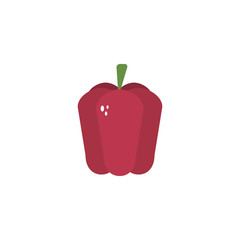 vegetable pepper flat style icon