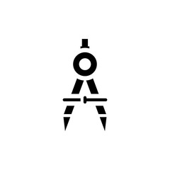 Fototapeta premium Divider Vector Glyph Icon