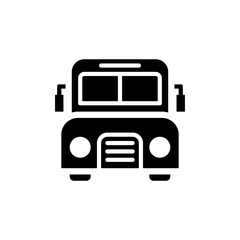 Bus Vector Glyph Icon