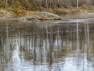 Big stone in the middle rect
