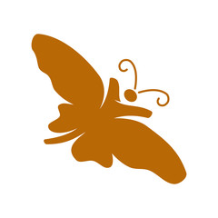  Butterfly People Logo Design Template Illustration Isolated