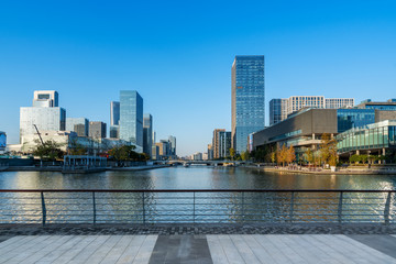 Fototapeta premium Ningbo City Modern Architecture Landscape