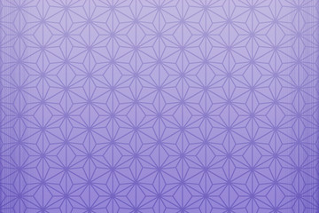 和柄 汎用性のある紫　麻の葉