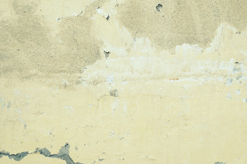 Wall of an old abandoned house close-up. Abstract background