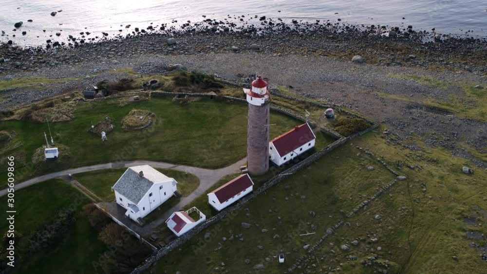 Canvas Prints The Lista Lighthouse of west Norway