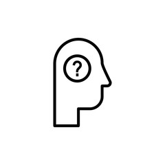 Brainstorming Vector Line Icon