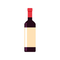 wine bottle flat style icon