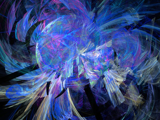 Obraz premium abstract multicolored fractal pattern