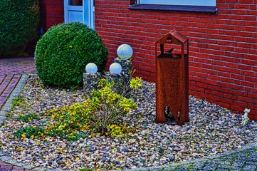 vorrgarten ,haus ,wand ,garten ,kunst