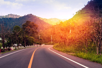 road in mountains