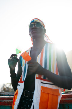 Creative Durag portrait