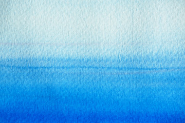 Obraz premium Abstract background and texture pattern blue flow on white, Illustration watercolor hand draw and painted on paper
