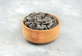 Sunflower seeds in bowl