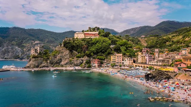 Monterosso al Mare, Cinque Terre, Italy time lapse