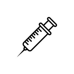 Injection Vector Line Icon