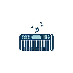 piano music detailed style icon