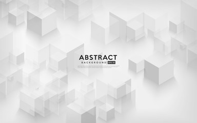 Modern white and gray gradient abstract background