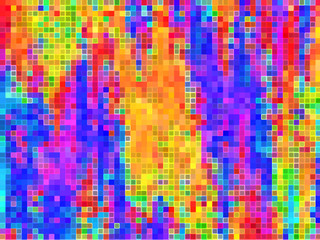 Abstract colorful graphic creative texture background for wallpaper design geometric stripes pattern fabric cloth backdrop lines square pixel mosaic decoration element