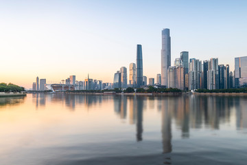 Obraz na płótnie Canvas Beautiful city scenery, Guangzhou, China