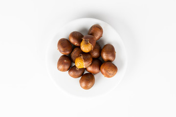 Chestnuts are a favorite autumn food in Japan