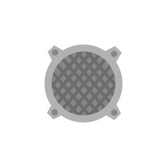 speaker music flat style icon