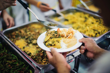 The poor need free food: Charitable food donations to needy beggars