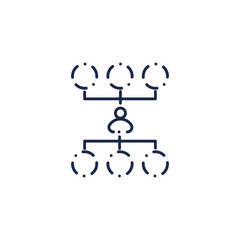 businessmen workers avatars characters flat icon