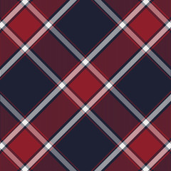 Tartan red and blue seamless pattern.