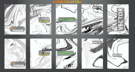 Set abstract marble modern designe.Splash acrylic colored bright liquid.Paints texture A4.For sale flyer,cover,presentation,print,business cards,calendars,invitations,sites,packaging.