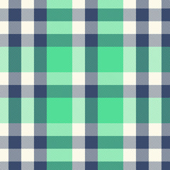 Tartan green and blue seamless pattern.