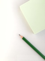 pencil and eraser on paper