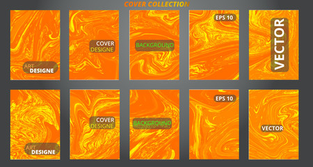 Set abstract marble modern designe.Splash acrylic colored bright liquid.Paints texture A4.For sale flyer,cover,presentation,print,business cards,calendars,invitations,sites,packaging.