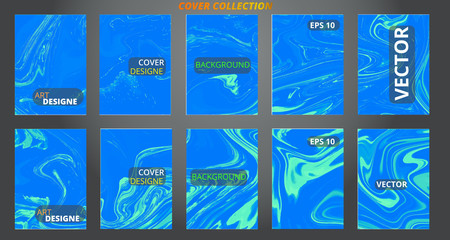 Set abstract marble modern designe.Splash acrylic colored bright liquid.Paints texture A4.For sale flyer,cover,presentation,print,business cards,calendars,invitations,sites,packaging.    