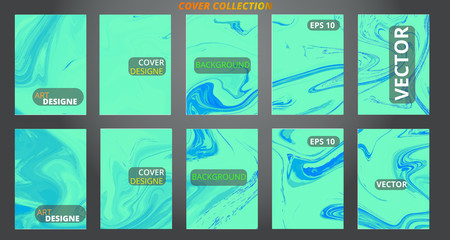 Set abstract marble modern designe.Splash acrylic colored bright liquid.Paints texture A4.For sale flyer,cover,presentation,print,business cards,calendars,invitations,sites,packaging.    