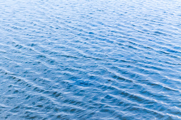 Texture of river water with ripples