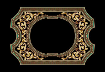 Decorative elegant luxury design.Vintage elements in baroque, rococo style.Design for cover, fabric, textile, wrapping paper .